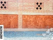 Ceramic reliefs gymnasium Kojan-02