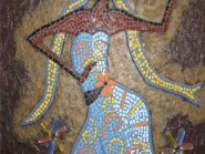 Ingegneria mosaico -, - femmina-dancer-codice -981